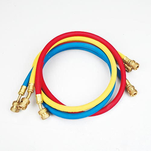 1/4" HOSE For 5/16" flare (1/2-20 thread) service ports for R-410a 1/4" HOSE For 5/16" flare (1/2-20 thread) service ports for R-410a