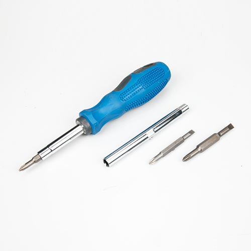 Heavy Duty Rubber Grip 6-in-1 Screwdriver Heavy Duty Rubber Grip 6-in-1 Screwdriver